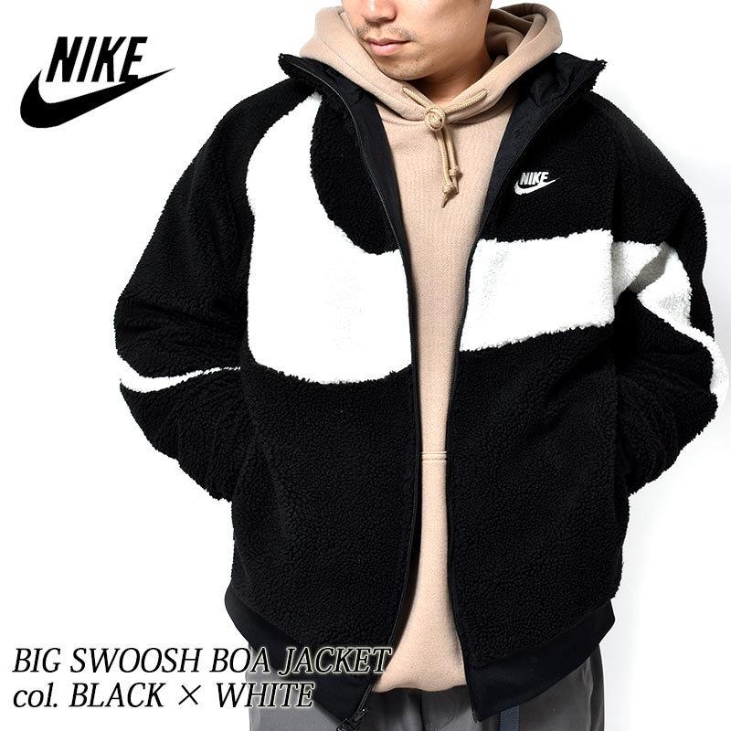 NIKE BIG SWOOSH BOA JACKET BLACK × WHITE ナイキ ビッグ NIKE BIG SWOOSH BOA JACKET BLACK × WHITE ナイキ ビッグ
