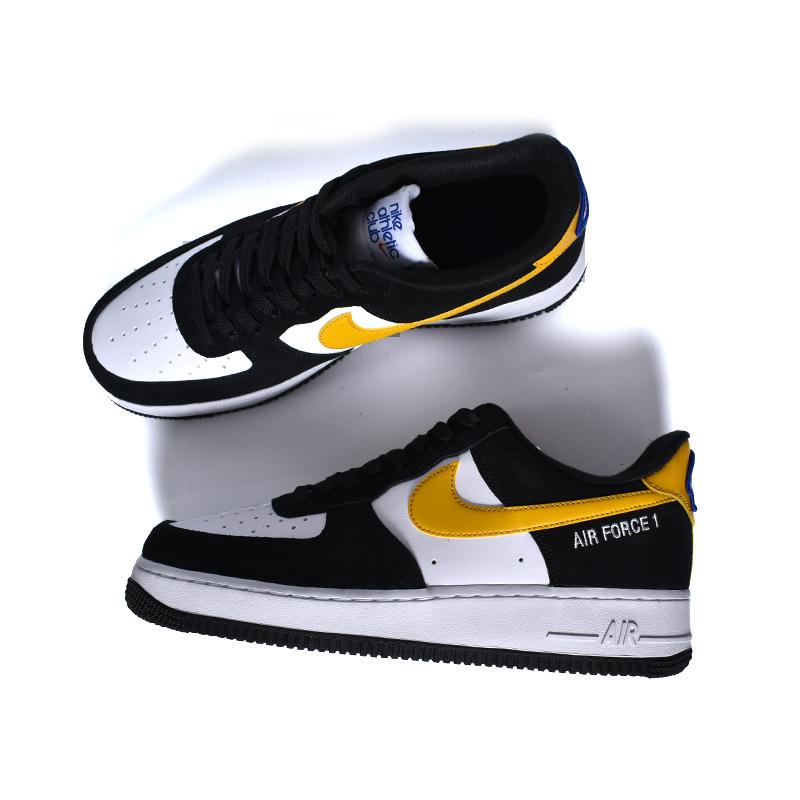 Af1 black cheap yellow