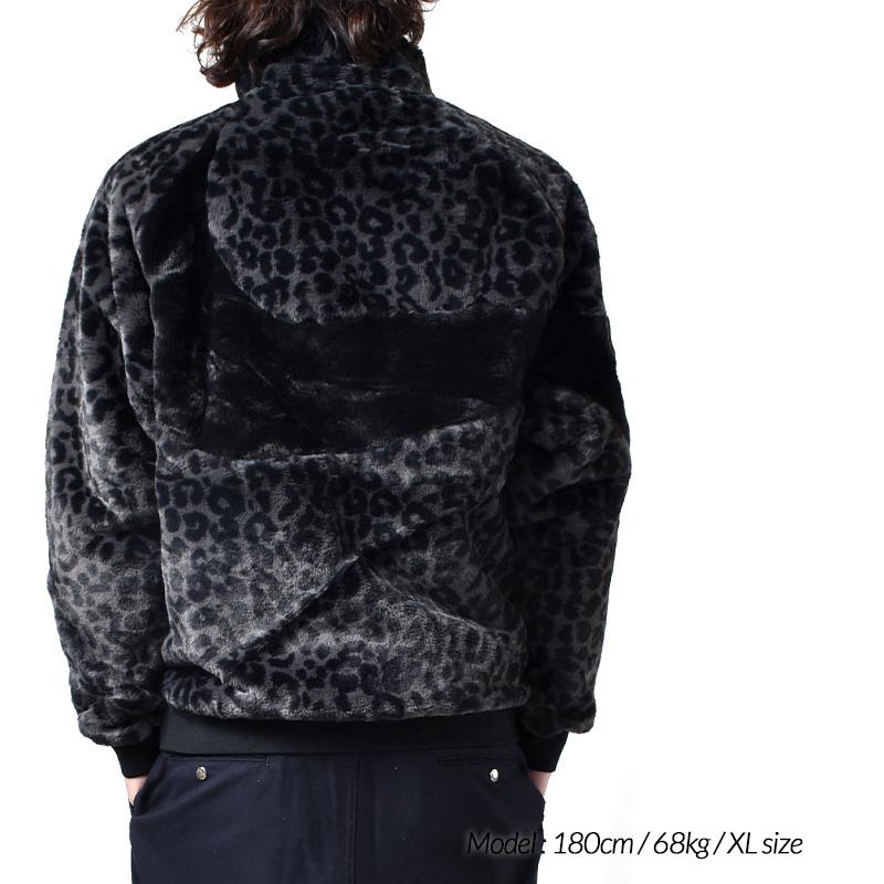 日本未発売 NIKE NSW BIG SWOOSH FUR JACKET "LEOPARD PRINT" ナイキ ビッグ スウッシュ ファー ジャケット ( 海外限定 豹柄 レオパード DH6685-011 )｜precious-place｜03