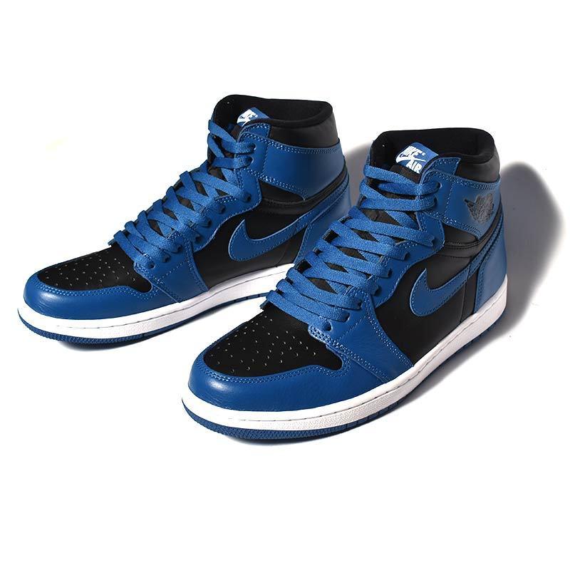 NIKE AIR JORDAN 1 RETRO HIGH OG "DARK MARINA BLUE" ナイキ エア ジョーダン 1 レトロ ハイ スニーカー ( 青 黒 555088-404 )｜precious-place｜03