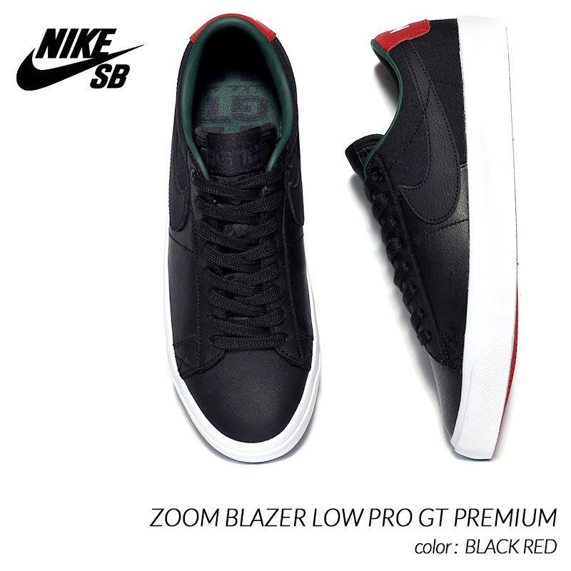 Nike Sb Zoom Blazer Low Pro Gt Premium Black Red ナイキ ズーム ブレーザー ロー プロ プレミアム スニーカー 黒 Dn2443 001 3584 Precious Place 通販 Yahoo ショッピング