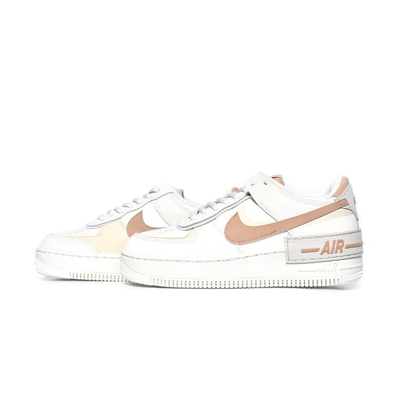 日本未発売 NIKE W AIR FORCE 1 SHADOW "LIGHT BONE FOSSIL" ナイキ ウィメンズ エアフォース スニーカー ( 海外限定 レディース CI0919-116 )｜precious-place｜02