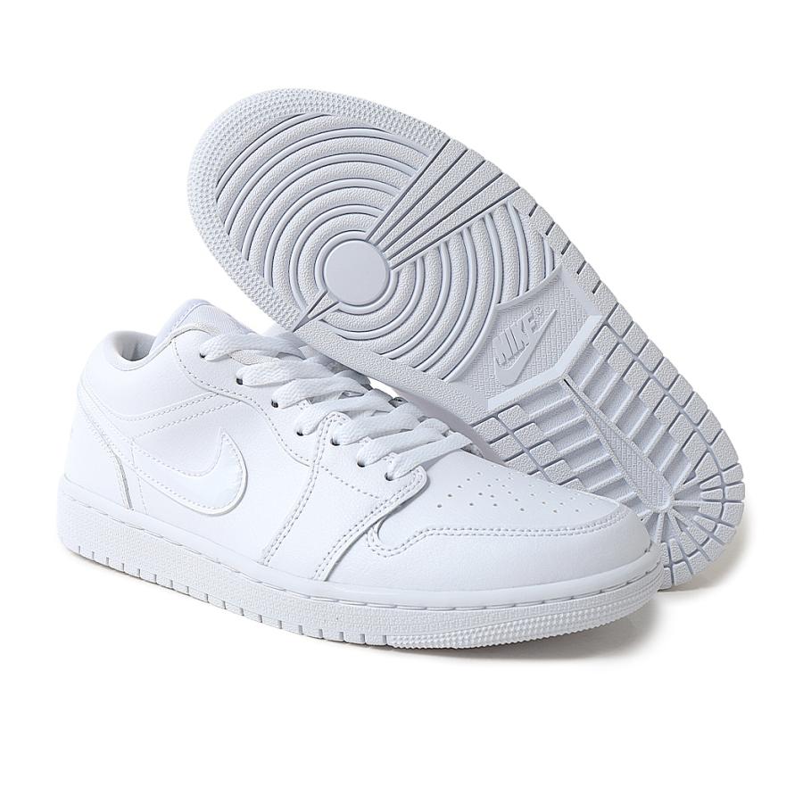 シューズ(男性用) Jordan 1 low white Nike Men's Air Jordan 1 Low Shoes - All White — Just For Sports