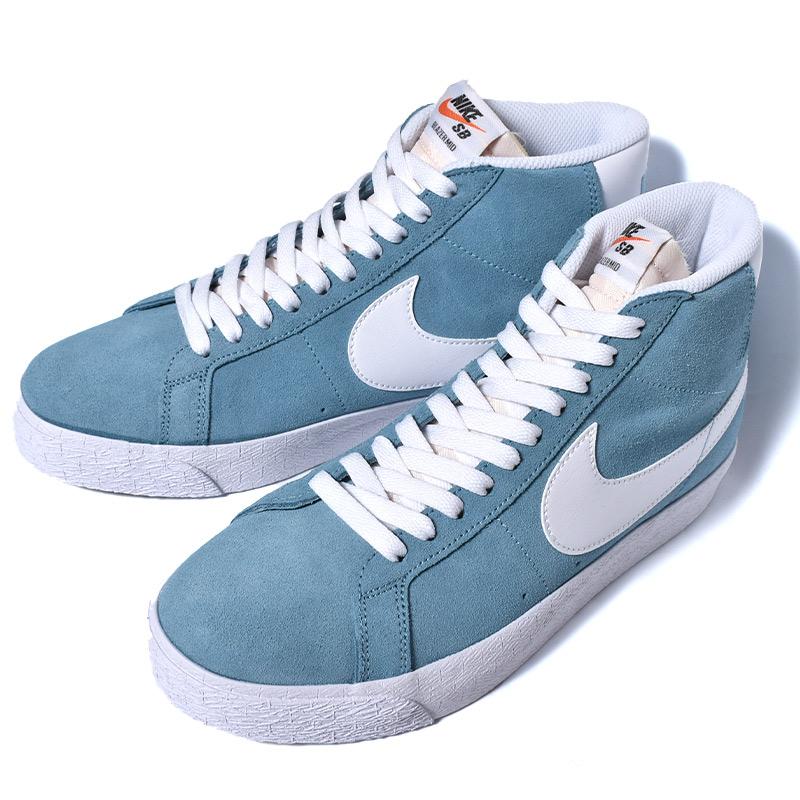 日本未発売 NIKE SB ZOOM BLAZER MID "CERULEAN BLUE" ナイキ ブレイザー ミッド スニーカー ( 海外限定 ブレーザー 青 水色 864349-404 )｜precious-place｜03