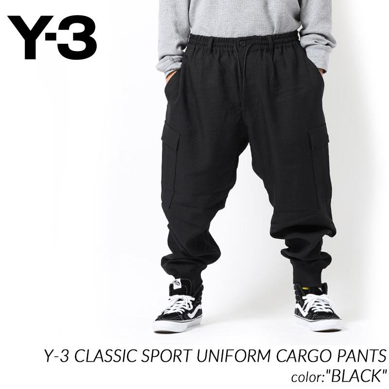 Y-3 CLASSIC SPORT UNIFORM CARGO PANTS ”BLACK” ワイスリー Y-3 CLASSIC SPORT UNIFORM CARGO PANTS ”BLACK” ワイスリー