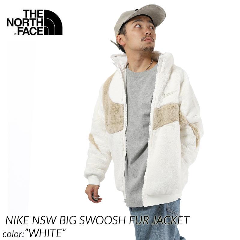 NIKE 日本未発売 NSW BIG SWOOSH FUR JACKET WHITE ナイキ NIKE 日本未発売 NSW BIG SWOOSH FUR JACKET WHITE ナイキ