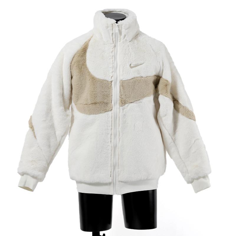 NIKE 日本未発売 NSW BIG SWOOSH FUR JACKET WHITE ナイキ NIKE 日本未発売 NSW BIG SWOOSH FUR JACKET WHITE ナイキ
