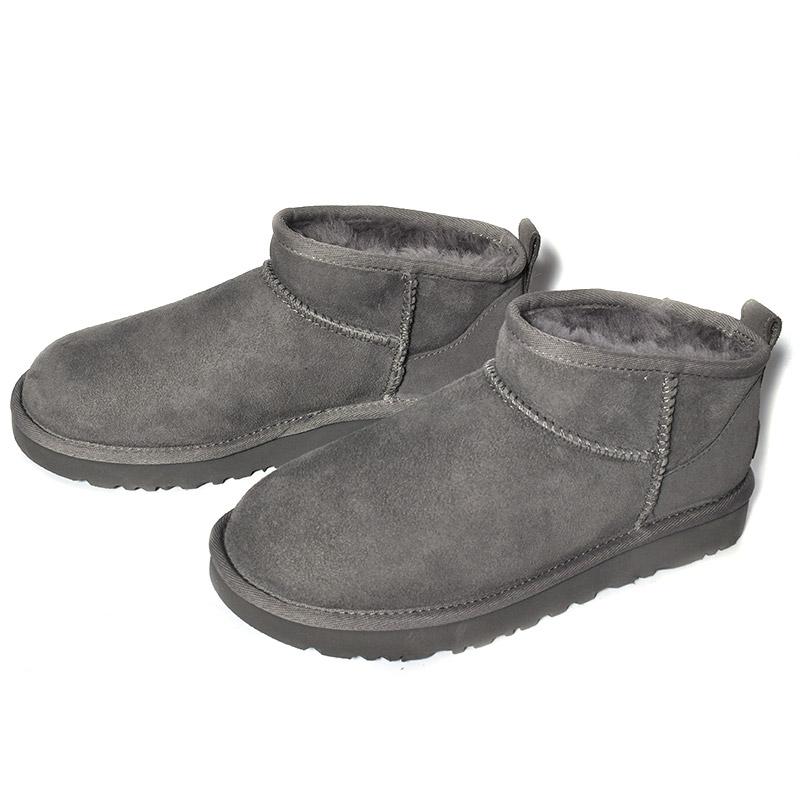 UGG WOMEN CLASSIC ULTRA MINI GRAY アグ ムートンブーツ UGG WOMEN CLASSIC ULTRA MINI GRAY アグ ムートンブーツ