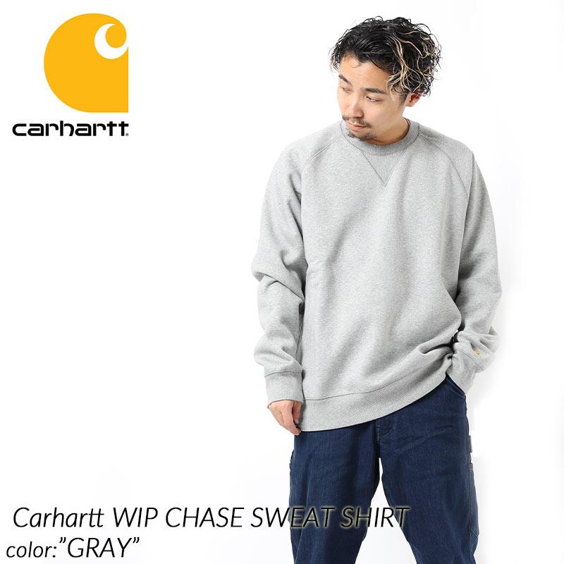 Carhartt 日本未発売 WIP CHASE SWEAT SHIRT GRAY カーハート Carhartt 日本未発売 WIP CHASE SWEAT SHIRT GRAY カーハート