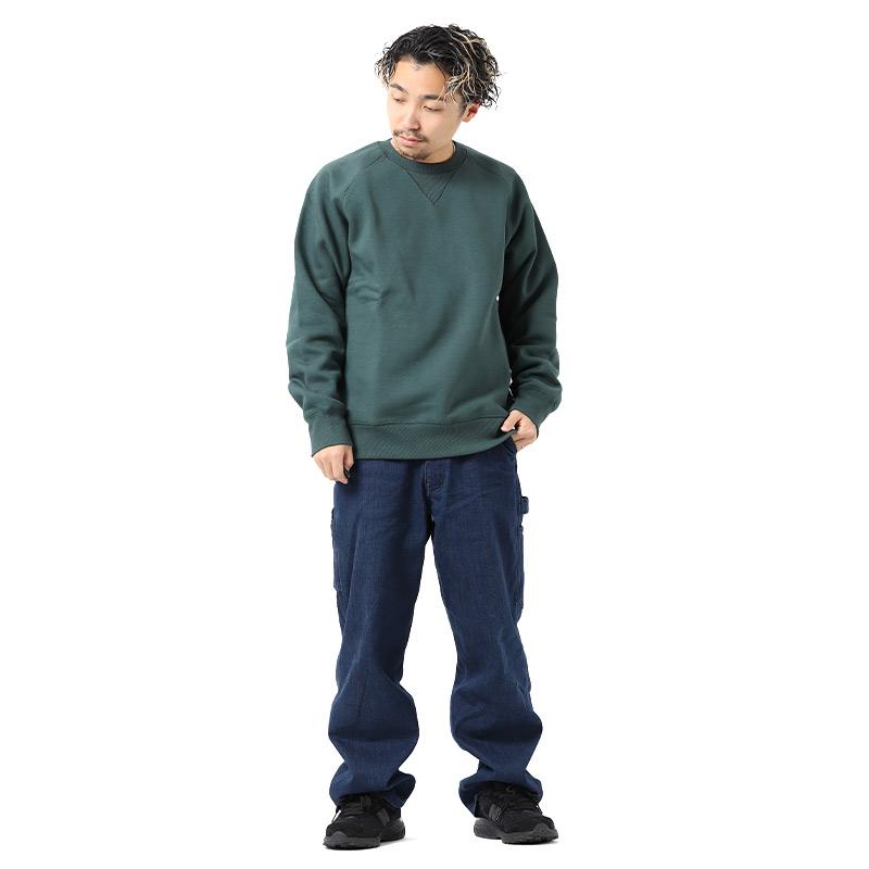 Carhartt 日本未発売 WIP CHASE SWEAT SHIRT GREEN カーハート Carhartt 日本未発売 WIP CHASE SWEAT SHIRT GREEN カーハート