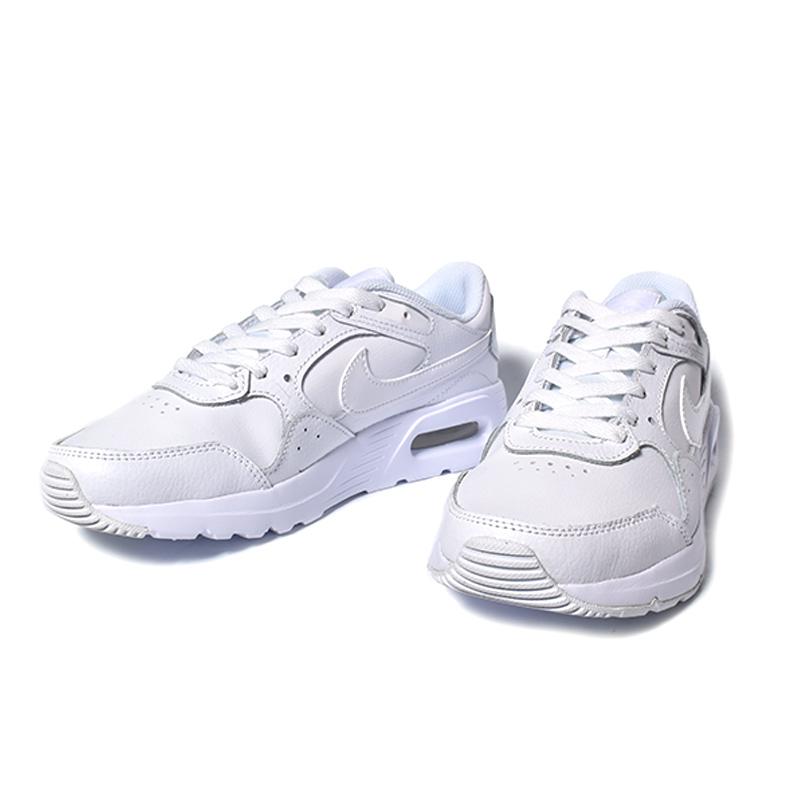 NIKE AIR MAX SC LEA "TRIPLE WHITE" ナイキ エアマックス エスシー レザー スニーカー ( 白 ホワイト レディース DH9636-101 )｜precious-place｜02