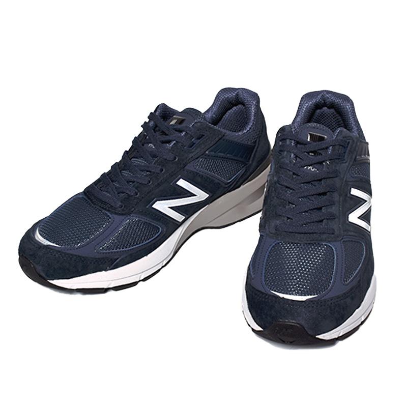 NEW BALANCE M990NV5 "made in USA" NAVY ニューバランス スニーカー ( 紺 ネイビー 白 ホワイト 992 993 996 メンズ )｜precious-place｜02