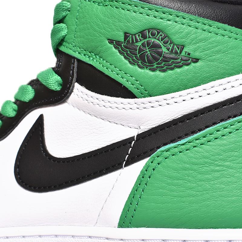 NIKE AIR JORDAN 1 RETRO HIGH OG GS "Lucky Green" ナイキ エア ジョーダン ハイ スニーカー レディース ウィメンズ 緑 グリーン FD1437-031｜precious-place｜05