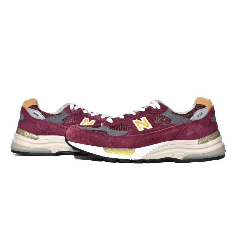 NEW BALANCE M992CA "made in USA" BURGUNDY ニューバランス スニーカー ( 赤 レッド バーガンディー ワイン WINE 990 993 996 メンズ )｜precious-place｜06