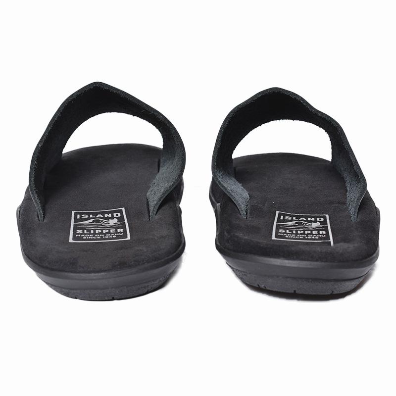 【国内正規品】ISLAND SLIPPER SHOWER SANDAL "BLACK" アイランド スリッパ シャワー サンダル レザー スエード ( 黒 ブラック メンズ PBS705 )｜precious-place｜03