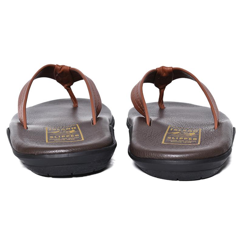 【国内正規品】ISLAND SLIPPER LEATHER THONG "WHISKY CHOCOLATE" アイランド スリッパ レザートング サンダル ( 茶色 ブラウン ビーチ PB202 )｜precious-place｜03