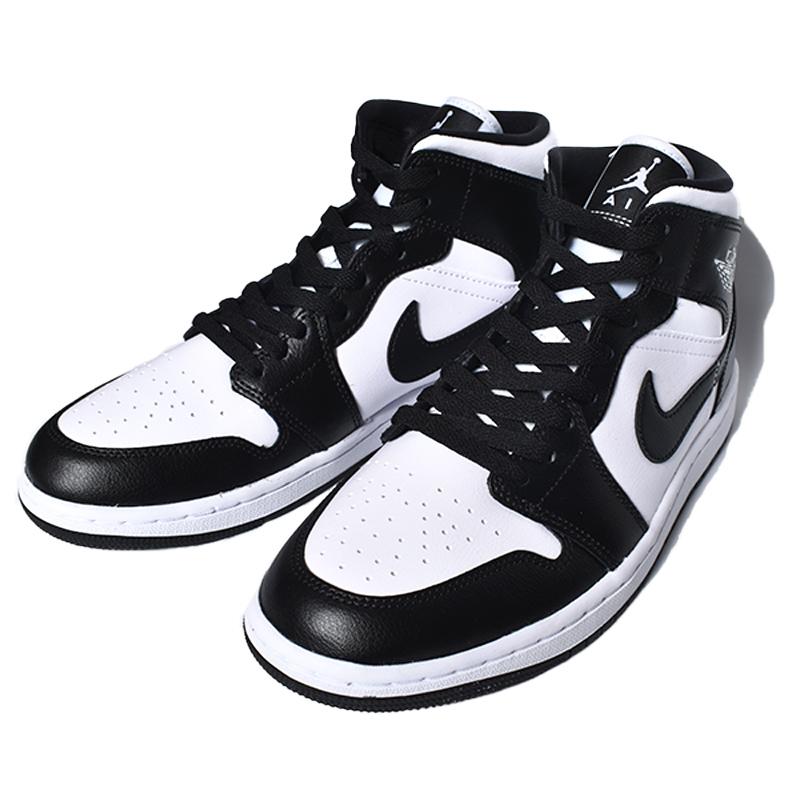 NIKE WMNS AIR JORDAN 1 MID "BLACK WHITE"  ナイキ ウィメンズ エア ジョーダン 1 ミッド スニーカー ( 黒 ブラック 白 ホワイト panda パンダ DV0991-101 )｜precious-place｜02