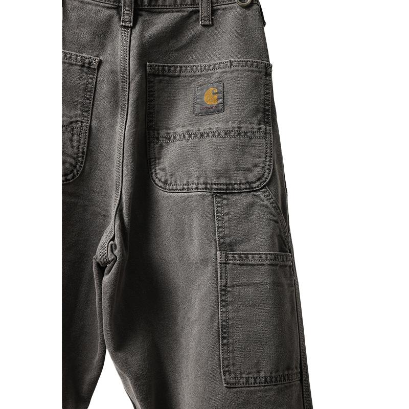 USA企画 CARHARTT WIP DOUBLE KNEE PANT Dearborn カーハート ダブル ニー パンツ デニム ( 日本未発売 DENIM 黒 ブラックメンズ レディース I029196-89FH )｜precious-place｜06