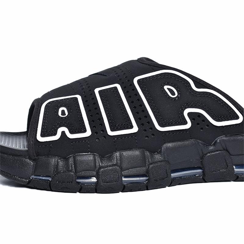 NIKE AIR MORE UPTEMPO SLIDE "BLACK WHITE" ナイキ エア モア アップテンポ スライド スニーカー ( 黒 ブラック モアテン DV2137-001 DV2132-001 )｜precious-place｜06