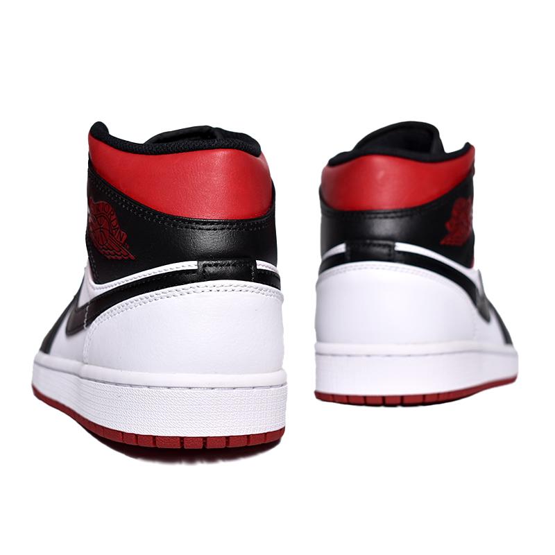 NIKE AIR JORDAN 1 MID "Gym Red Black Toe" ナイキ エア ジョーダン ミッド スニーカー ( 赤 シカゴ chicago bred DQ8426-106 )｜precious-place｜03