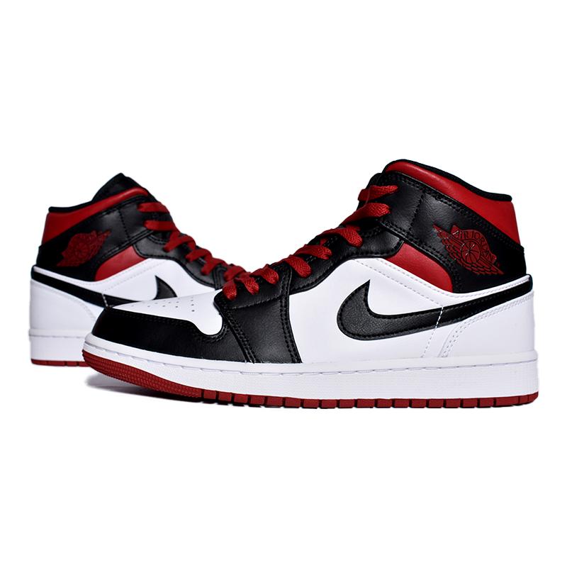 NIKE AIR JORDAN 1 MID "Gym Red Black Toe" ナイキ エア ジョーダン ミッド スニーカー ( 赤 シカゴ chicago bred DQ8426-106 )｜precious-place｜08