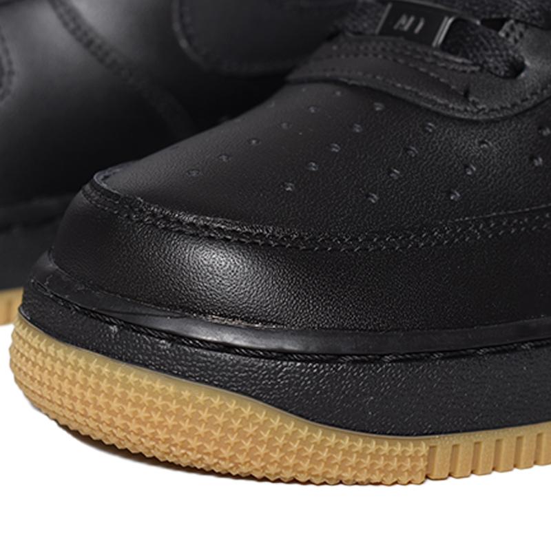 日本未発売 NIKE AIR FORCE 1 '07 "BLACK GUM" ナイキ エアフォース 1 スニーカー ( 海外限定 黒 ブラック ガムソール メンズ DZ4404-001 )｜precious-place｜05