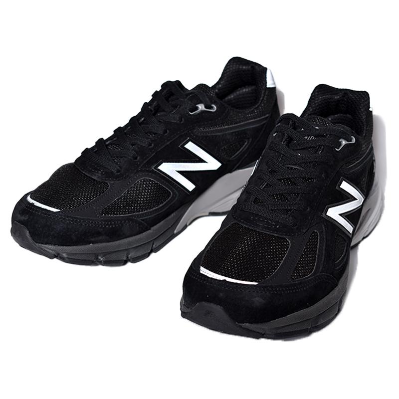 NEW BALANCE "made in USA" U990BL4 BLACK ニューバランス スニーカー ( 黒 ブラック グレー 灰色 白 990 992 993 996 メンズ )｜precious-place｜02