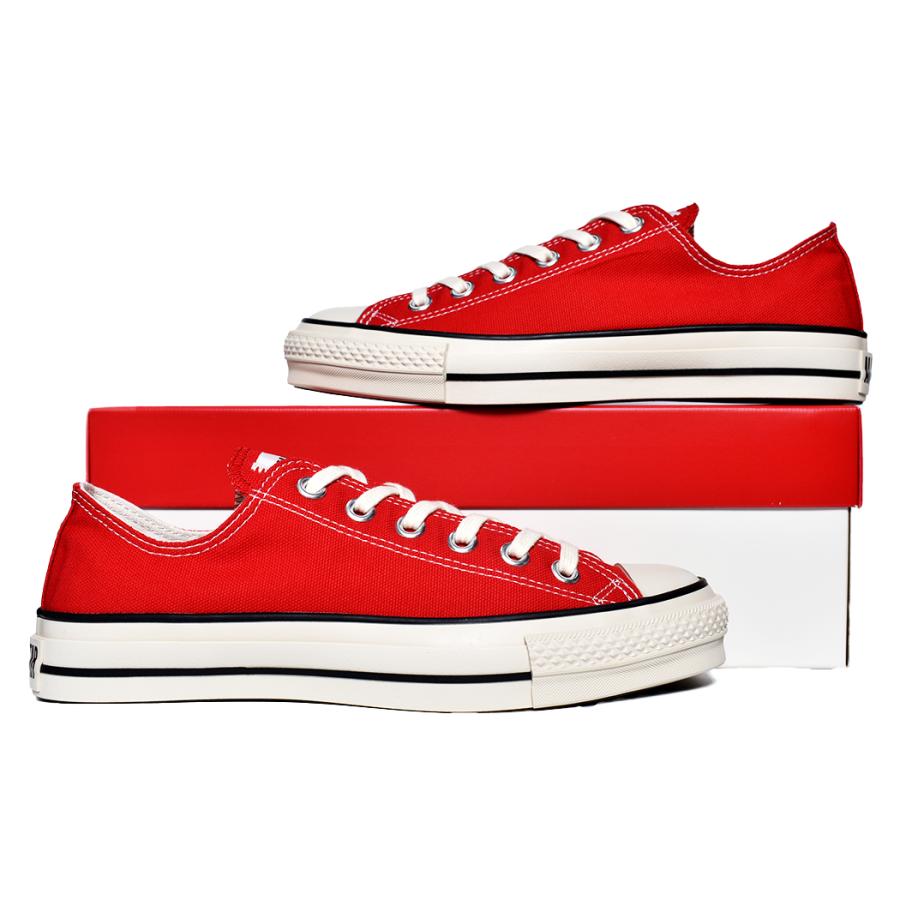 CONVERSE CANVAS ALL STAR J OX "MADE IN JAPAN" RED コンバース オールスター スニーカー ( 赤 レッド メンズ レディース 31310430 )｜precious-place｜02