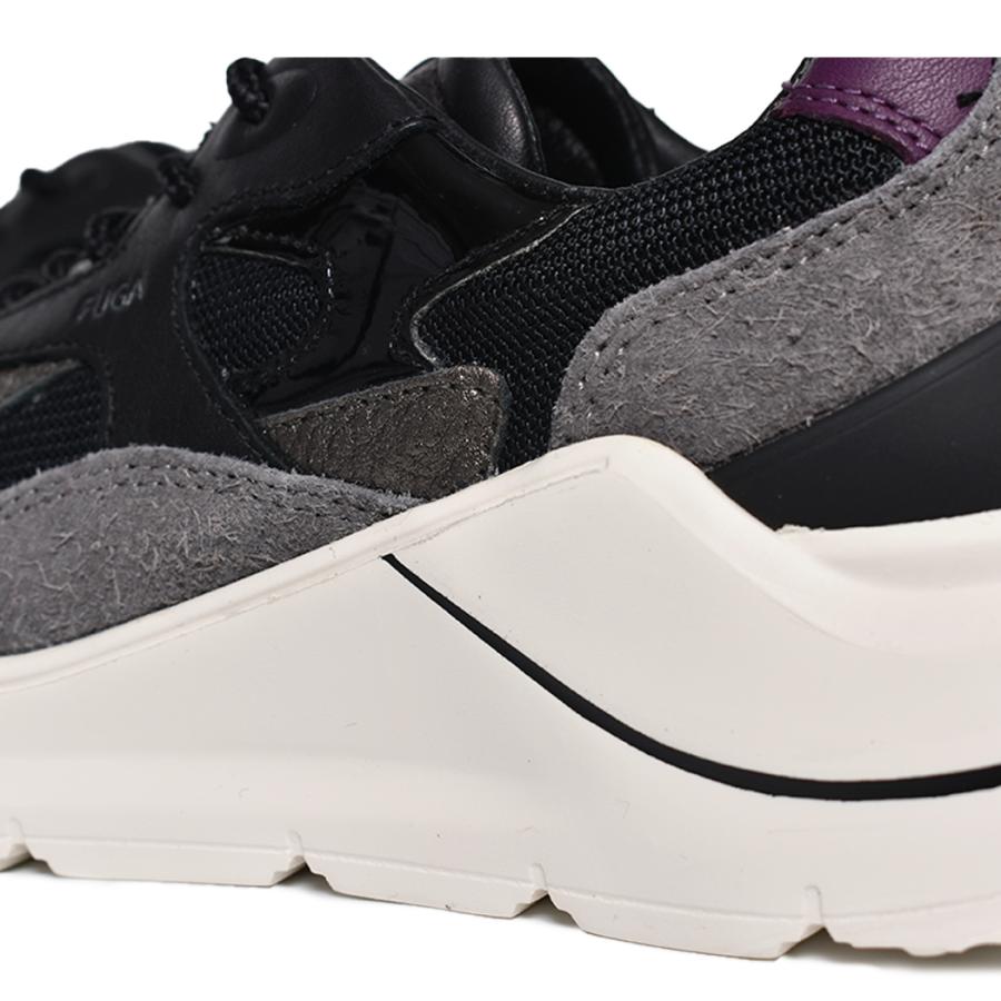 【未使用級】D.A.T.E スニーカー FUGA デイト 黒 ブラック 22 D.A.T.E. デイト スニーカー ダッドスニーカー ボリューム