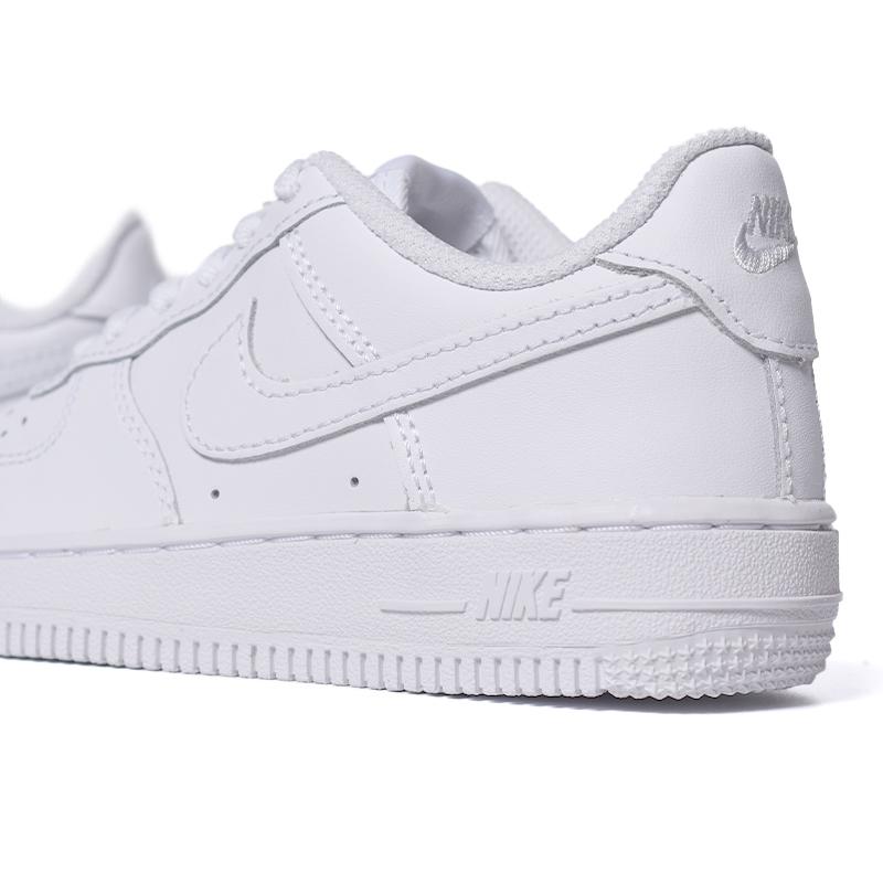 ナイキ　エアフォースワン LE　21cm　ホワイト　PSモデル　ローカット NIKE FORCE 1 LE (PS) WHITE/WHITE（ナイキ フォース 1 LE PS