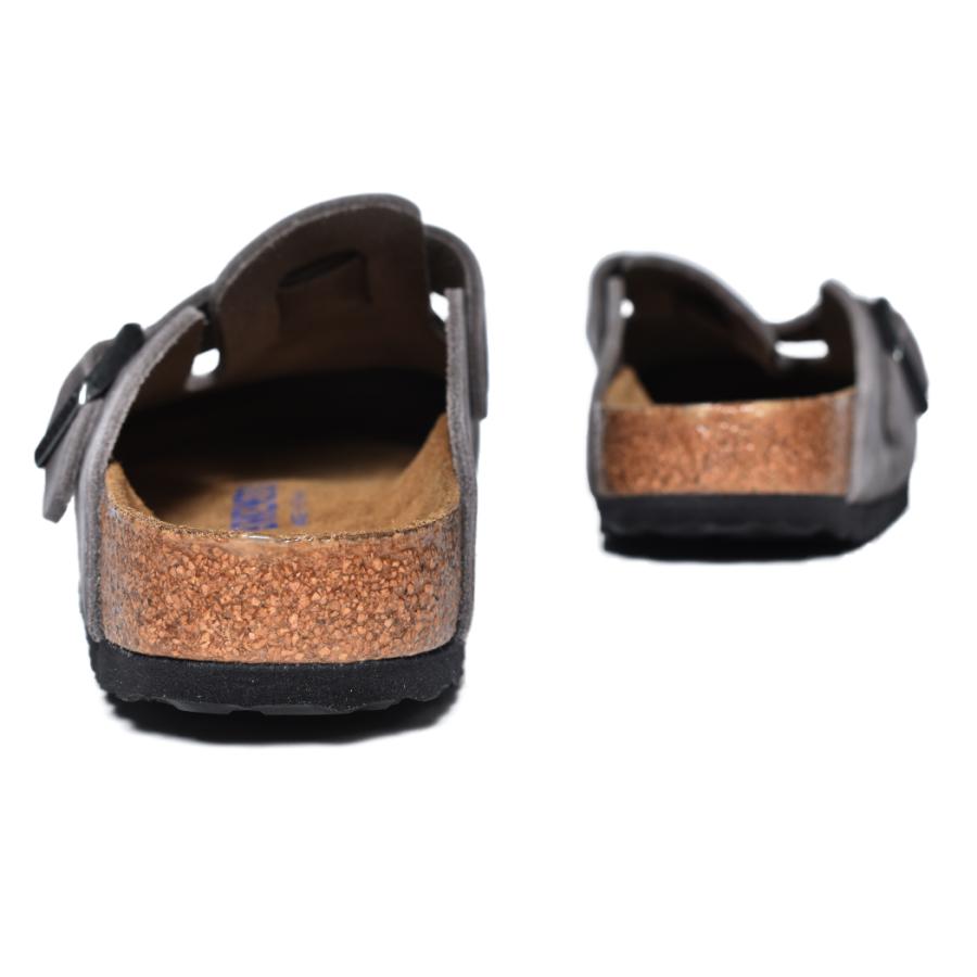 BIRKENSTOCK BOSTON Oiled Leather ( NARROW FIT ) IRON BIRKENSTOCK BOSTON Oiled Leather ( NARROW FIT ) IRON