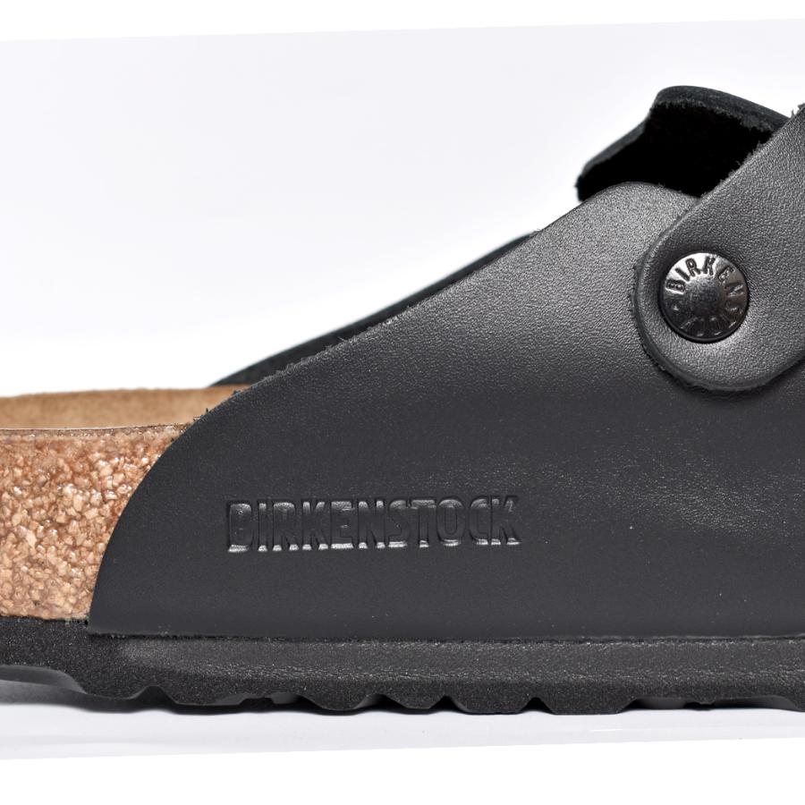 BIRKENSTOCK BOSTON Natural Leather ( REGULAR FIT ) BLACK BIRKENSTOCK BOSTON Natural Leather ( REGULAR FIT ) BLACK