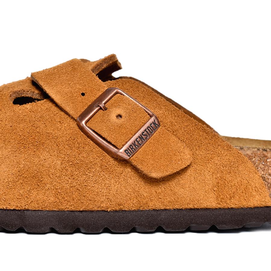 BIRKENSTOCK BOSTON SOFT FOOTBED SUEDE ( NARROW FIT ) MINK BIRKENSTOCK BOSTON SOFT FOOTBED SUEDE ( NARROW FIT ) MINK