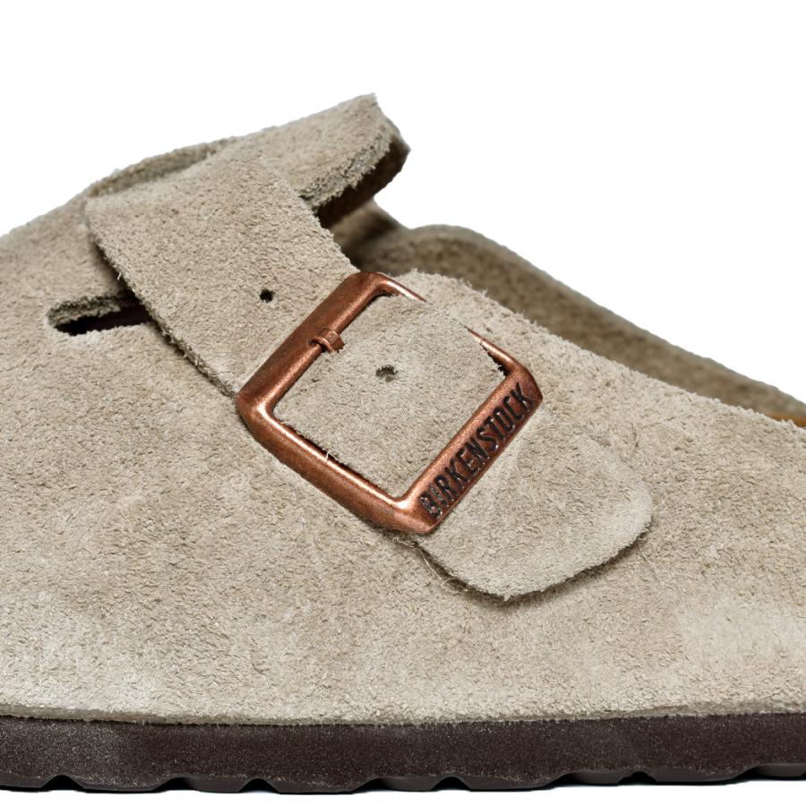 BIRKENSTOCK BOSTON SUEDE ( REGULAR FIT ) TAUPE BIRKENSTOCK BOSTON SUEDE ( REGULAR FIT ) TAUPE