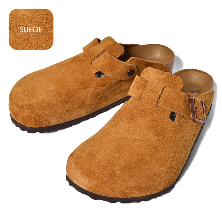 BIRKENSTOCK BOSTON SOFT FOOTBED SUEDE ( REGULAR FIT ) MINK BIRKENSTOCK BOSTON SOFT FOOTBED SUEDE ( REGULAR FIT ) MINK