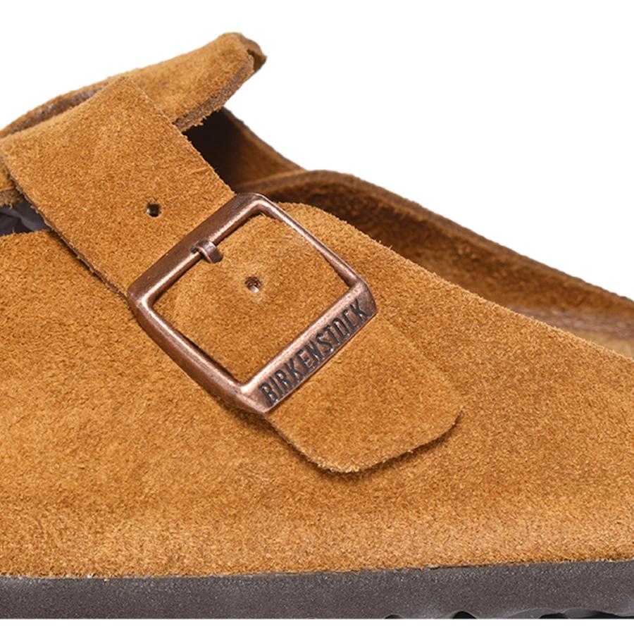 BIRKENSTOCK BOSTON SOFT FOOTBED SUEDE ( REGULAR FIT ) MINK BIRKENSTOCK BOSTON SOFT FOOTBED SUEDE ( REGULAR FIT ) MINK