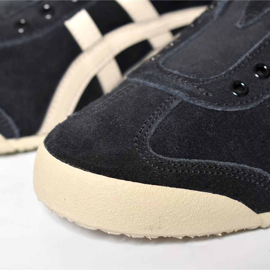 オニツカタイガー メキシコ66 スリッポン スエード ブラック 23cm Onitsuka Tiger（オニツカタイガー）の「MEXICO 66 SLIP-ON