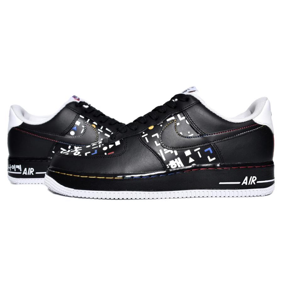 海外限定 NIKE AIR FORCE 1 '07 LV8 "Hangeul Day" BLACK ナイキ エアフォース スニーカー ( 日本未発売 黒 ブラック メンズ DO2704-010 )｜precious-place｜09