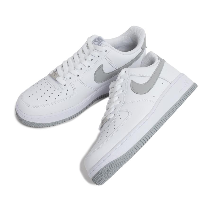 NIKE AIR FORCE 1 '07 ホワイト ライトグレー 27cm NIKE AIR FORCE 1 '07 