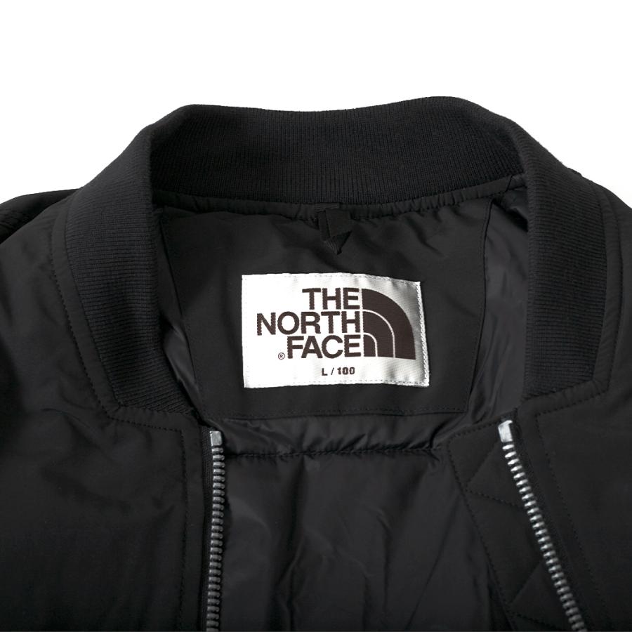 日本未発売 THE NORTH FACE HAYDEN EX HEAT BOMBER BLACK ザ ノースフェイス ボンバー ジャケット (  海外限定 黒 MA-1 NJ3NP58J )