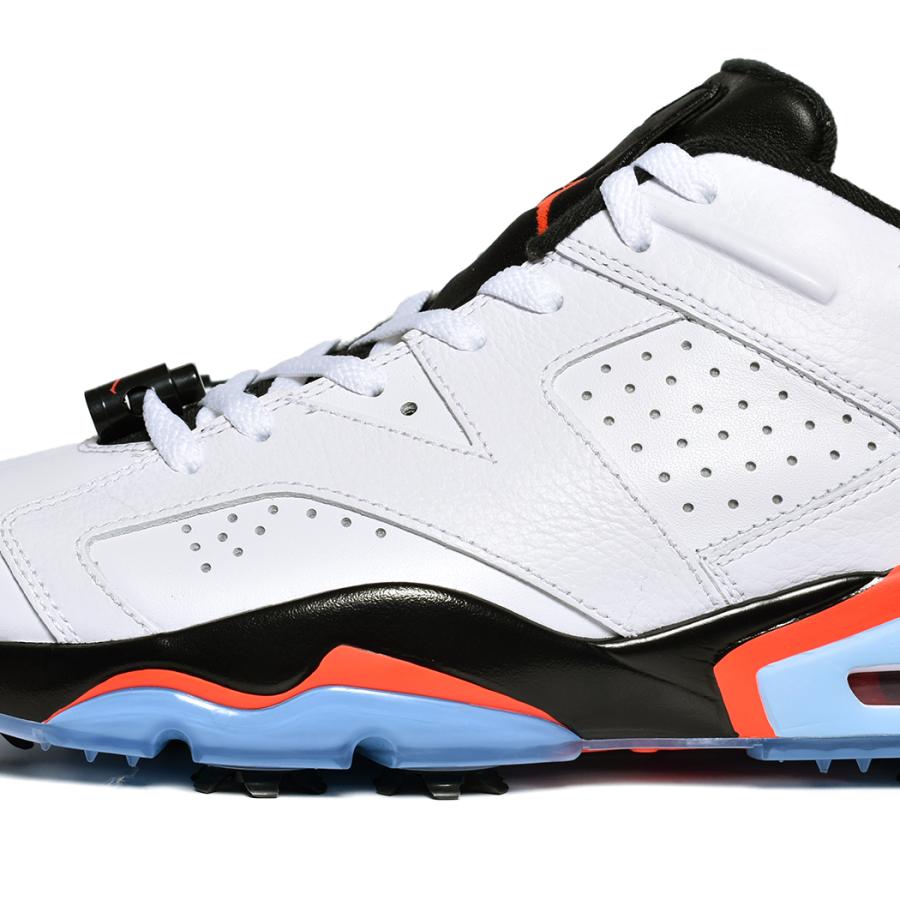 NIKE JORDAN RETRO 6 GOLF "White Infrared" ナイキ エア ジョーダン レトロ ゴルフ スニーカー ( 白 ホワイト 赤 ゴルフシューズ DV1376-106 )｜precious-place｜06