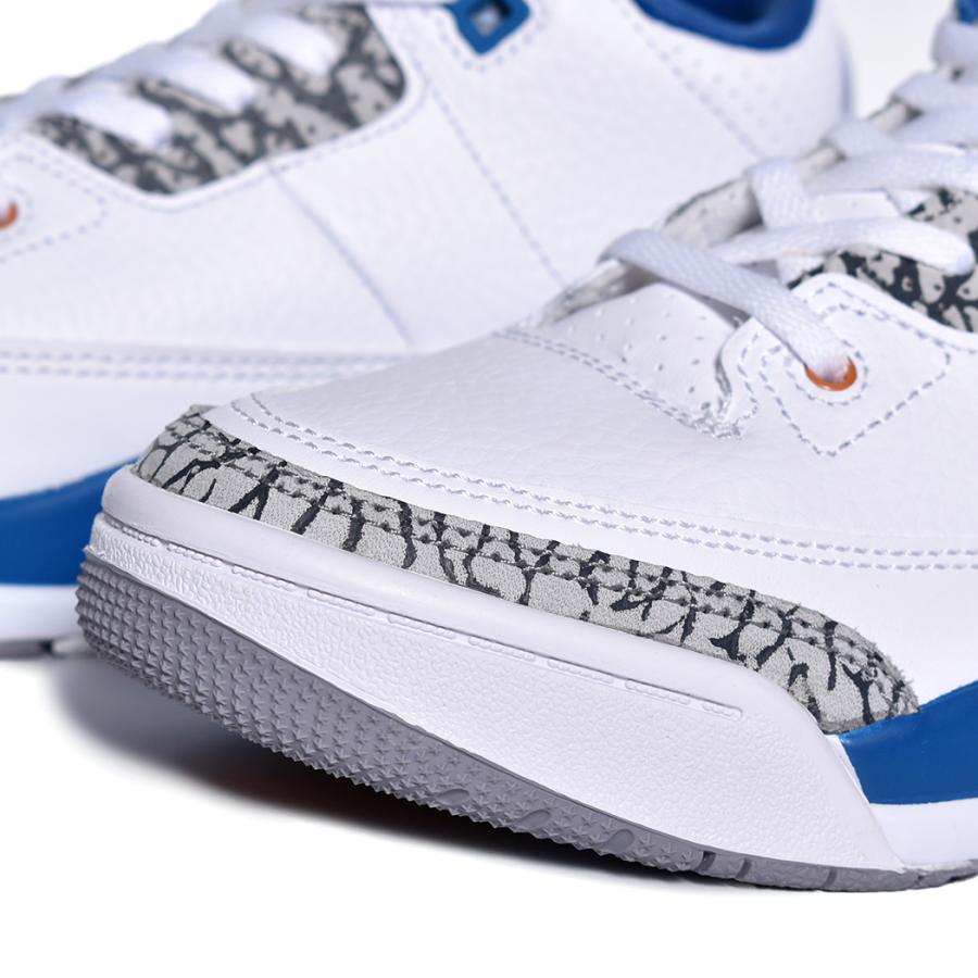 NIKE JORDAN 3 RETRO PS "WIZARDS" ナイキ エア ジョーダン スニーカー ( 白 ホワイト 青 キッズ シューズ ジュニア KIDS DM0966-148 )｜precious-place｜05