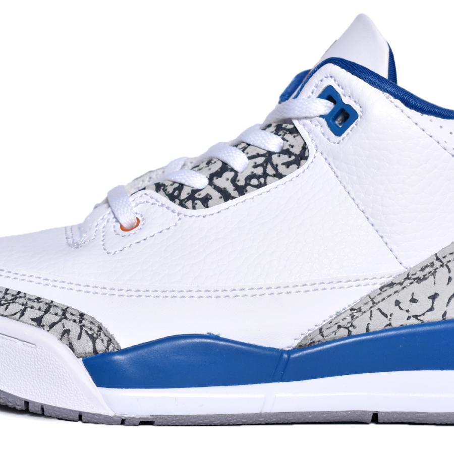 NIKE JORDAN 3 RETRO PS "WIZARDS" ナイキ エア ジョーダン スニーカー ( 白 ホワイト 青 キッズ シューズ ジュニア KIDS DM0966-148 )｜precious-place｜06