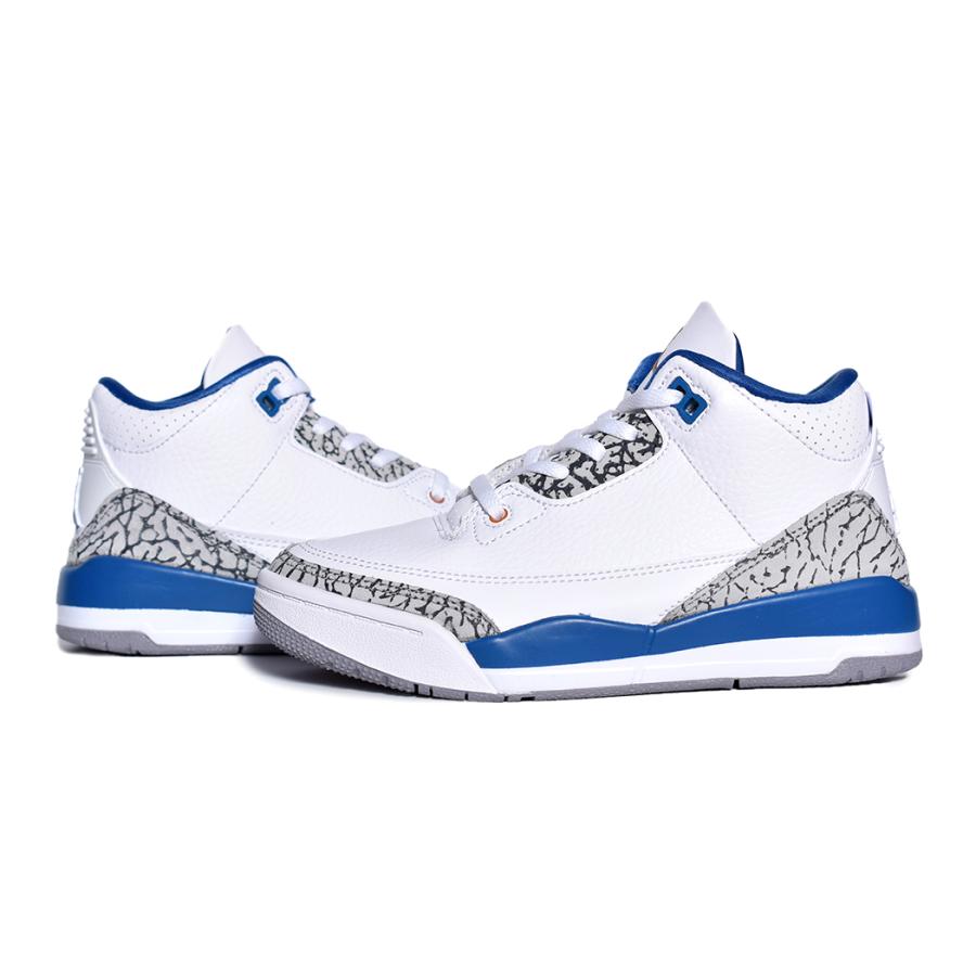 NIKE JORDAN 3 RETRO PS "WIZARDS" ナイキ エア ジョーダン スニーカー ( 白 ホワイト 青 キッズ シューズ ジュニア KIDS DM0966-148 )｜precious-place｜08