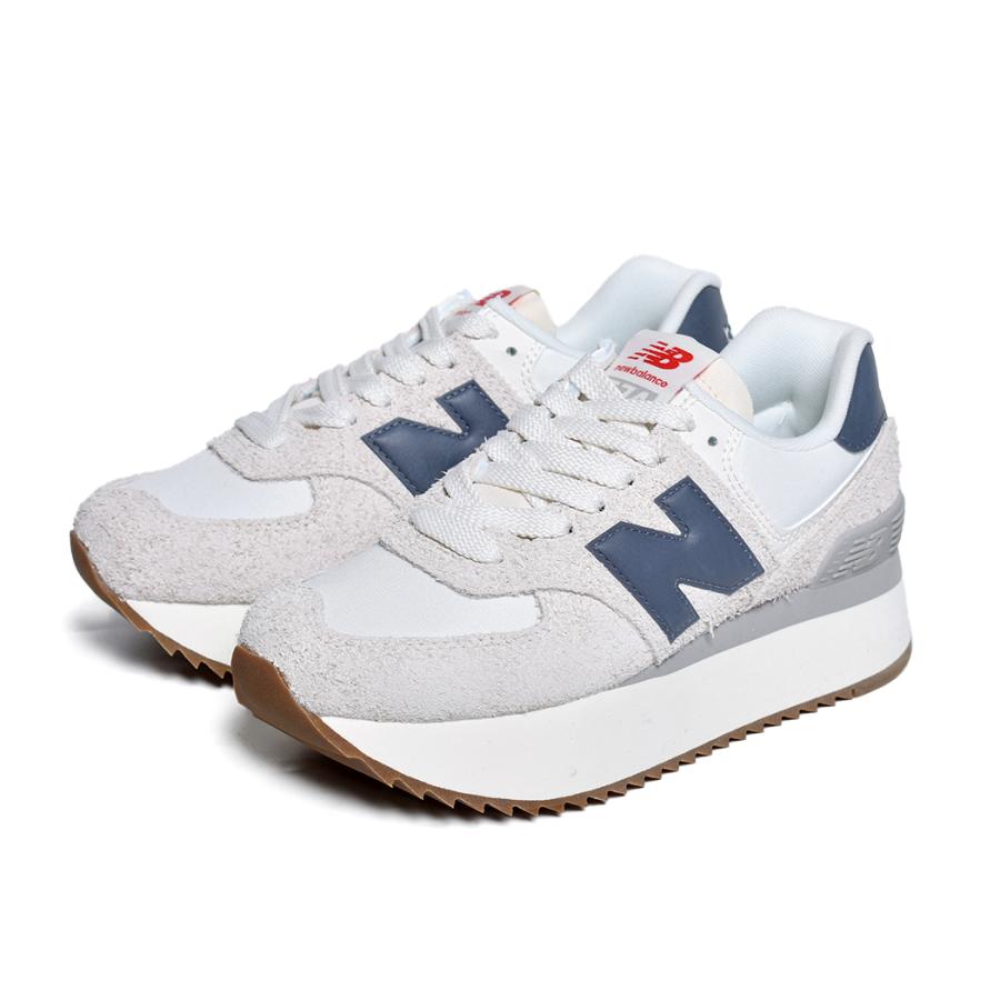 NEW BALANCE WL574ZQA "LIGHT GREY" ニューバランス スニーカー ( 530 725 厚底 グレー ベージュ 白 ホワイト B レディース ウィメンズ )｜precious-place｜02