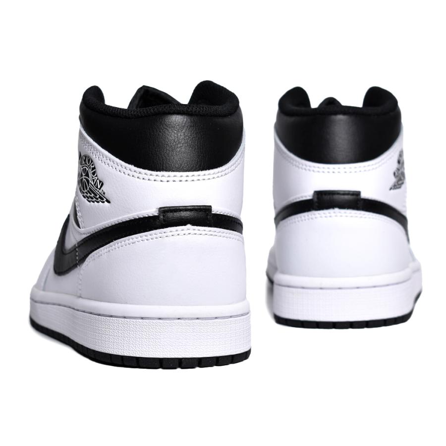 NIKE AIR JORDAN 1 MID "WHITE BLACK" ナイキ エア ジョーダン ミッド スニーカー ( 白 ホワイト 黒 ブラック メンズ DQ8426-132 )｜precious-place｜03