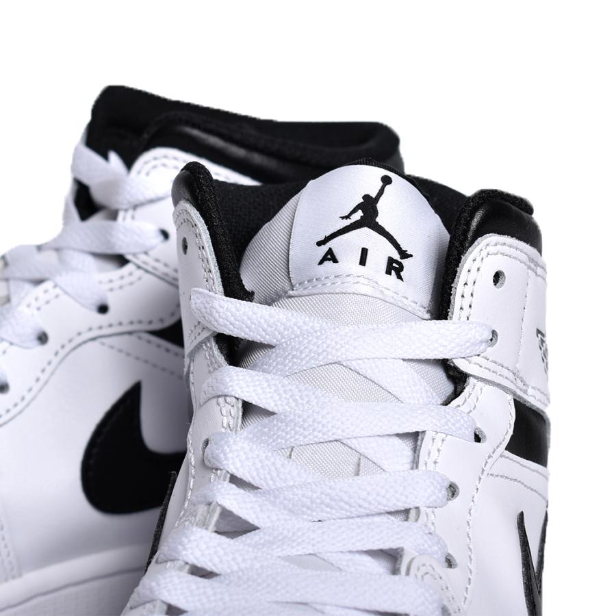 NIKE AIR JORDAN 1 MID "WHITE BLACK" ナイキ エア ジョーダン ミッド スニーカー ( 白 ホワイト 黒 ブラック メンズ DQ8426-132 )｜precious-place｜07