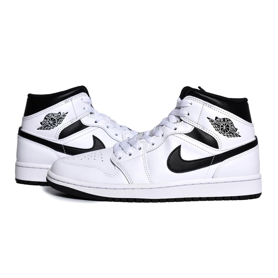 NIKE AIR JORDAN 1 MID "WHITE BLACK" ナイキ エア ジョーダン ミッド スニーカー ( 白 ホワイト 黒 ブラック メンズ DQ8426-132 )｜precious-place｜08