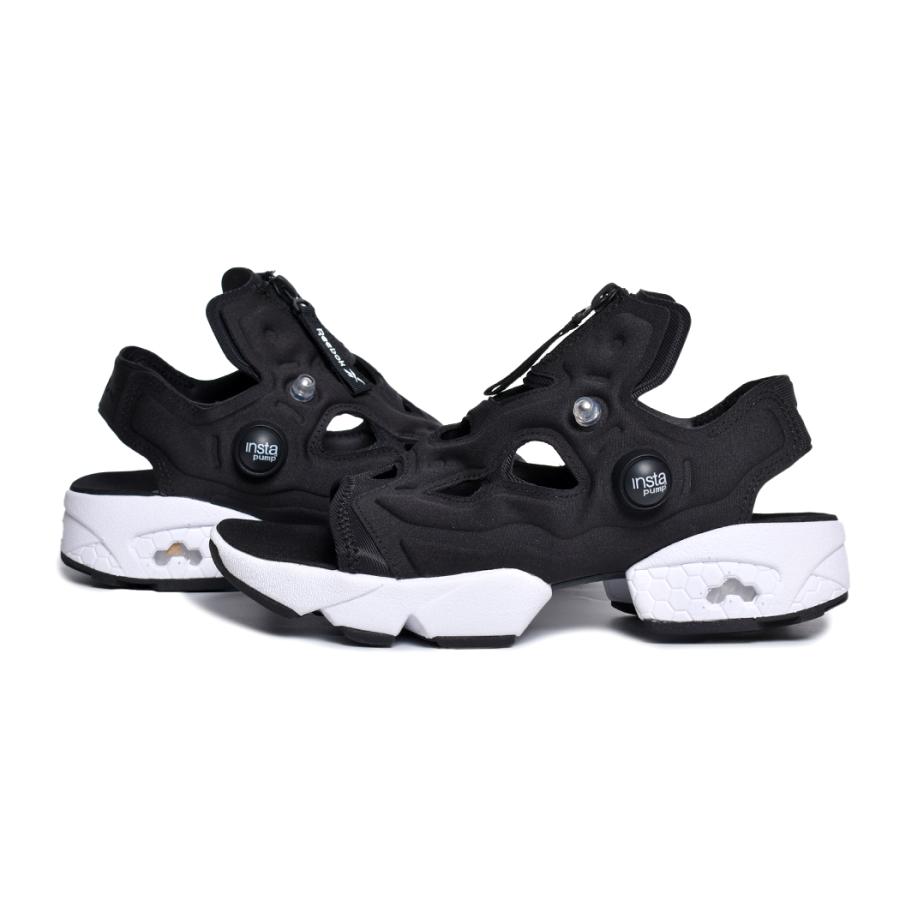 REEBOK INSTAPUMP FURY SANDAL ZIP "BLACK WHITE" リーボック インスタ ポンプフューリー サンダル スライド 黒 レディース ウィメンズ 100202019｜precious-place｜07