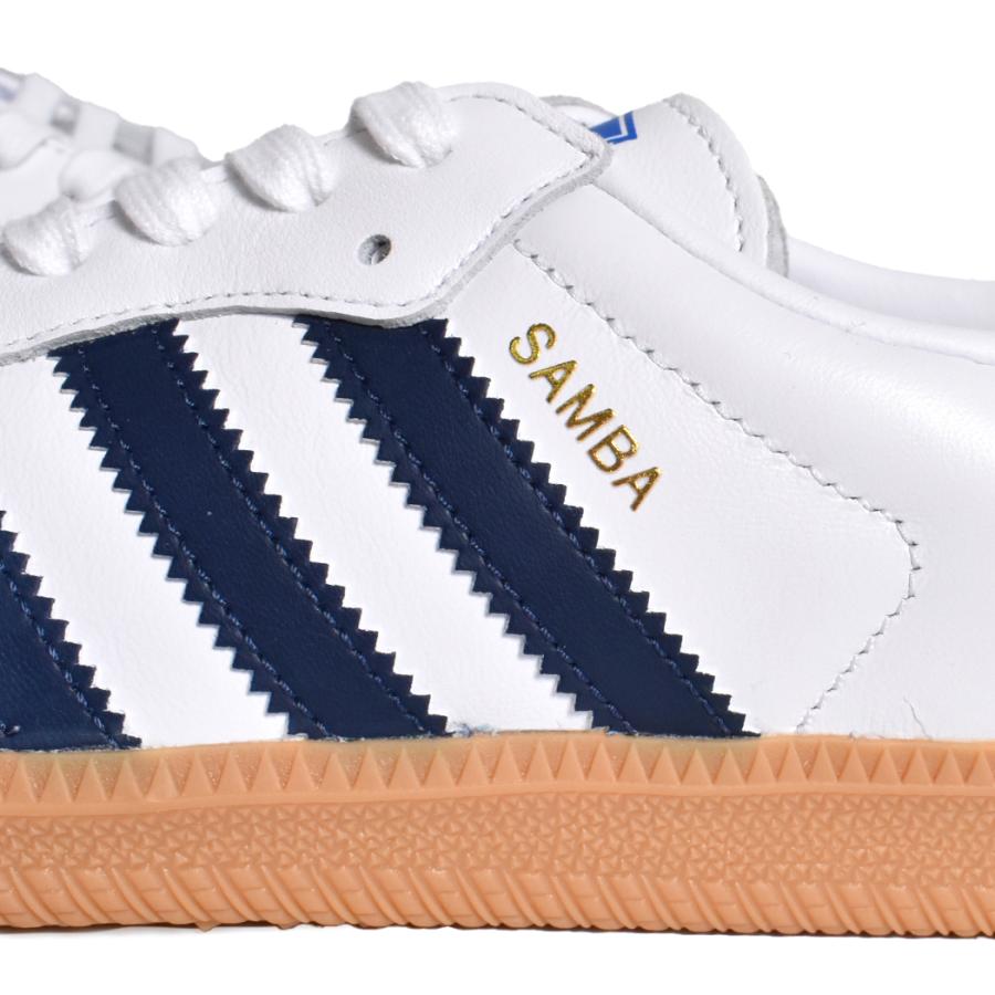 adidas SAMBA OG "WHITE/NIGHT INDIGO/GAM" アディダス サンバ スニーカー ( 白 ホワイト 紺 ガムソール メンズ レディース ウィメンズ IF3814 )｜precious-place｜06